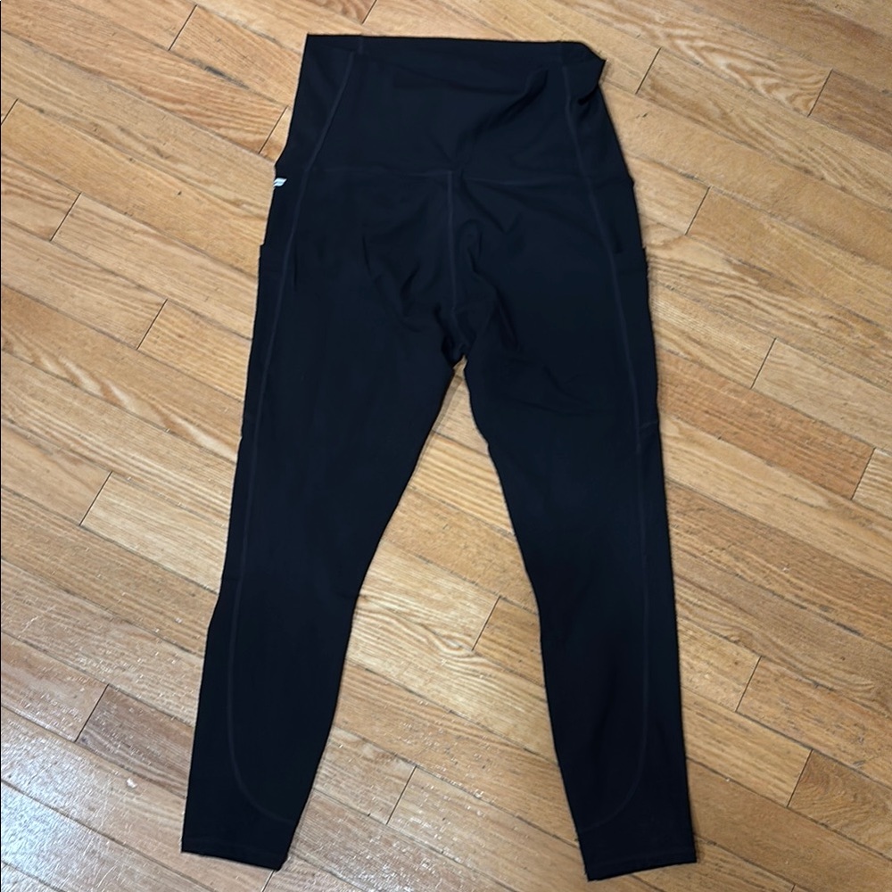 Black Maternity High-Waisted Leggings